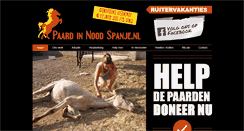 Desktop Screenshot of paardinnoodspanje.nl